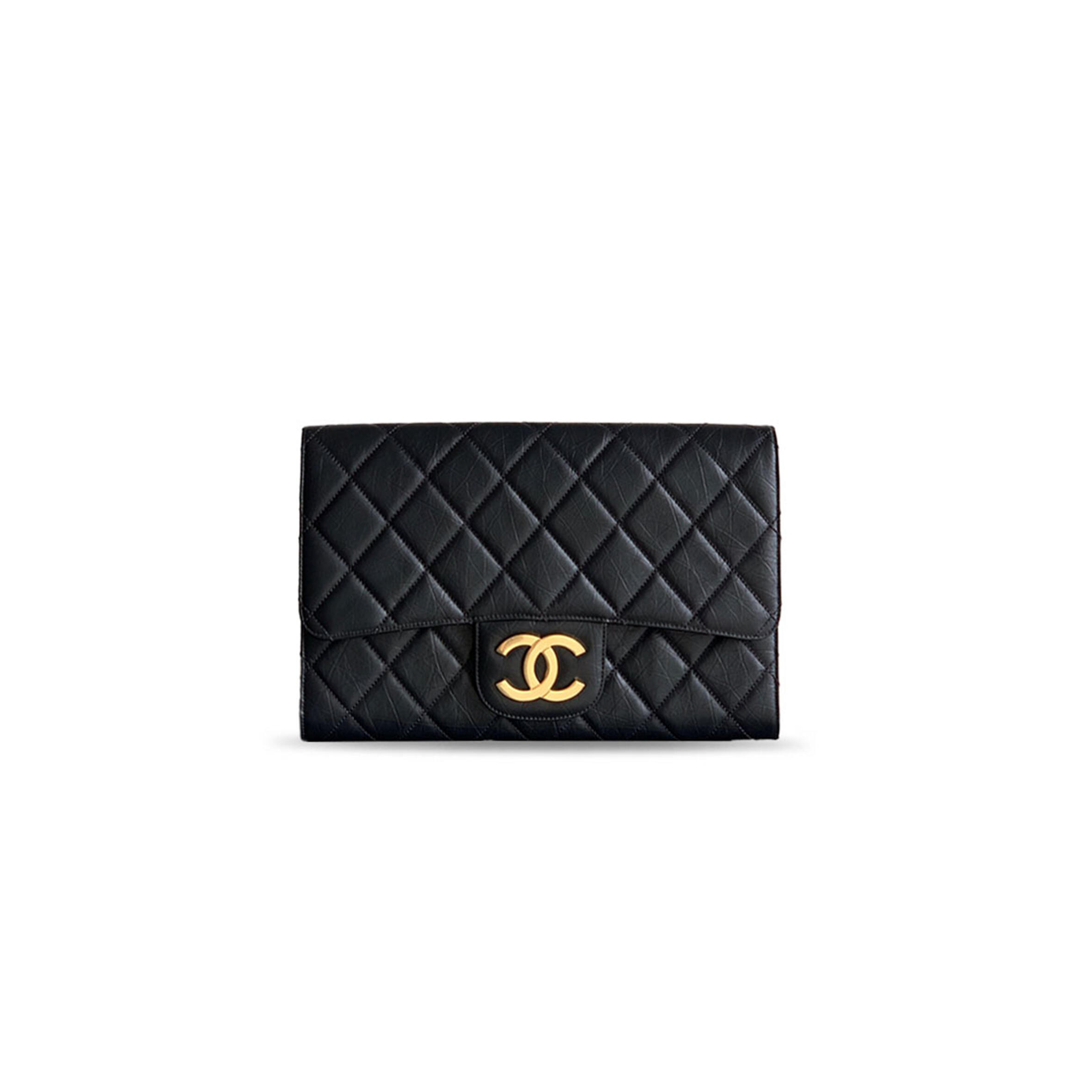 Ch**el large clutch bag (41*27.5*6.5cm)